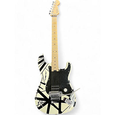 EVH Used EVH Striped Series White Solid Body Electric Guitar