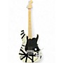 Used EVH Used EVH Striped Series White Solid Body Electric Guitar White