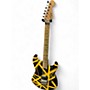 Used EVH Striped Series YELLOW AND BLACK Solid Body Electric Guitar YELLOW AND BLACK