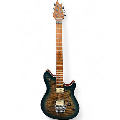 Used EVH WOLFGANG SPECIAL QM INDIGO BURST Solid Body Electric Guitar