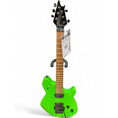 Used EVH Wolfgang Nuclear Green Solid Body Electric Guitar