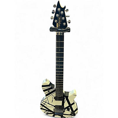 Used EVH Wolfgang Special Black and White Solid Body Electric Guitar