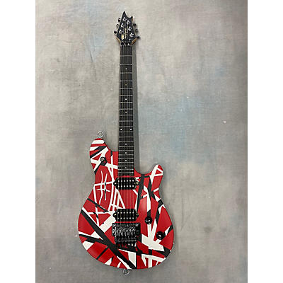 EVH Used EVH Wolfgang Special Striped Series Red, Black, And White Solid Body Electric Guitar