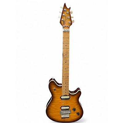 Used EVH Wolfgang Special mij amber quilt Solid Body Electric Guitar