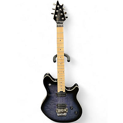 Used EVH Wolfgang Standard COBALT FLAME TOP Solid Body Electric Guitar