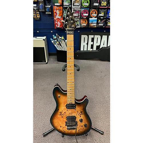 EVH Used EVH Wolfgang Standard Exotic Burl Midnight Sunset Solid Body Electric Guitar Midnight Sunset