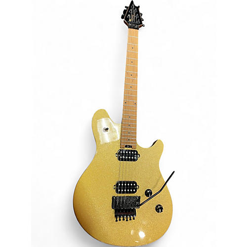Used EVH Wolfgang Standard Gold Sparkle Solid Body Electric Guitar Gold Sparkle
