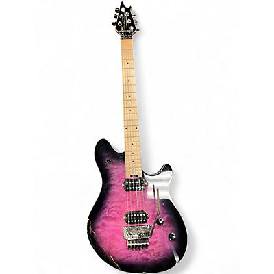 Used EVH Wolfgang Standard Purple Quilt Solid Body Electric Guitar