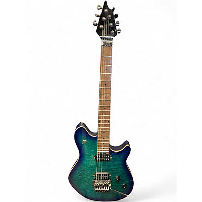 Used EVH Wolfgang Standard QM Chlorine Burst Solid Body Electric Guitar