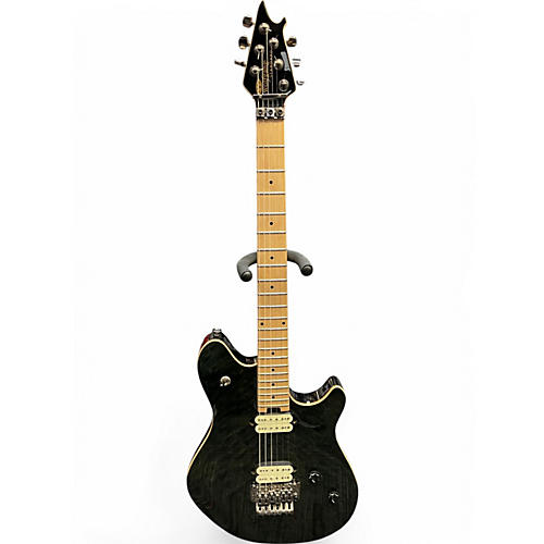 Used EVH Wolfgang Standard QM Trans Black Solid Body Electric Guitar Trans Black