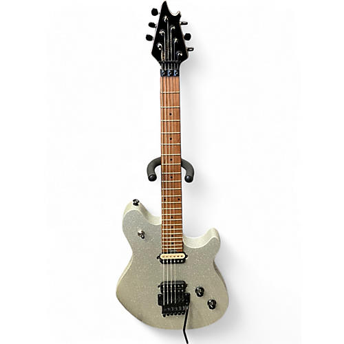 Used EVH Wolfgang Standard Silver Sparkle Solid Body Electric Guitar Silver Sparkle