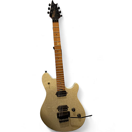 Used EVH Wolfgang Standard Silver Sparkle Solid Body Electric Guitar Silver Sparkle