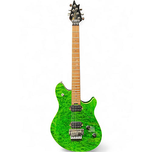 Used EVH Wolfgang Standard Trans Green Solid Body Electric Guitar Trans Green