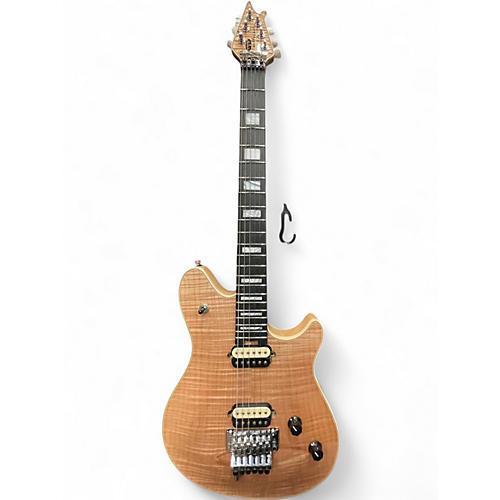 Used EVH Wolfgang USA 5A Flame Maple Top Natural Solid Body Electric Guitar Natural