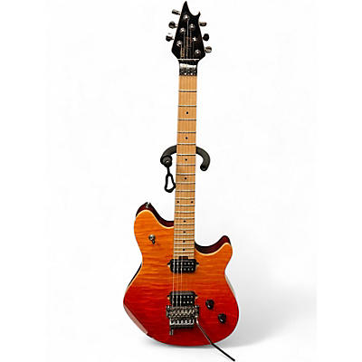 Used EVH Wolfgang WG Standard Quilt Maple Trans Amber Solid Body Electric Guitar