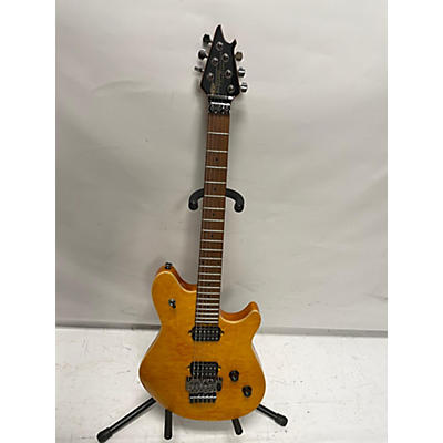 EVH Used EVH Wolfgang WG Standard Transparent Amber Quilted Amber Solid Body Electric Guitar