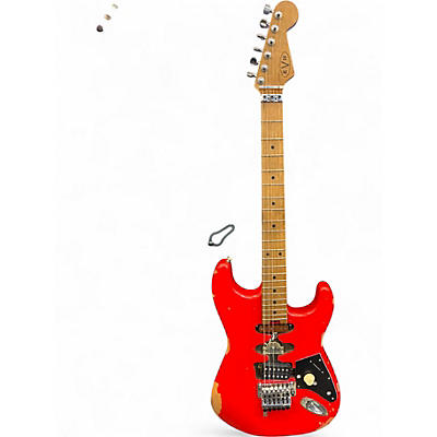 Used EVH relic series red Solid Body Electric Guitar