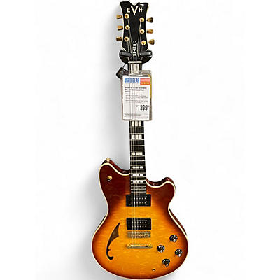 Used EVH sa126 Sunburst Hollow Body Electric Guitar