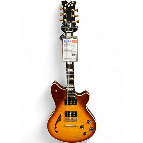 Used EVH sa126 Sunburst Hollow Body Electric Guitar Sunburst
