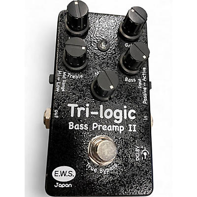 Used EWS Tri Logic Bass Preamp Bass Effect Pedal