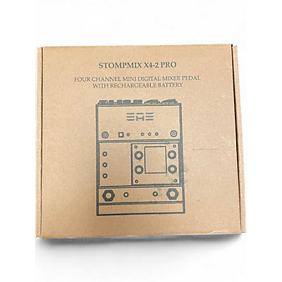 Used Eae StompMix X4-2 Pro Rechargeable Four Channel Digital Mixer Pe Unpowered Mixer