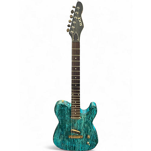 Used Earl Slick SL50 TEAL Solid Body Electric Guitar TEAL