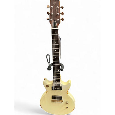 Used Earl Slick SL60 EGG SHELL Solid Body Electric Guitar