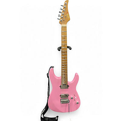 Used Eart DMX-10 Pink Solid Body Electric Guitar