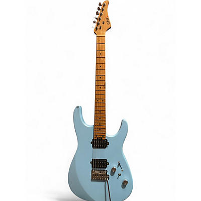 Used Eart DMX10 Blue Solid Body Electric Guitar