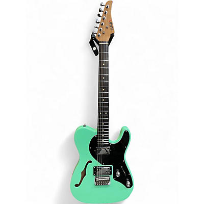 Used Eart ETT72 MINT GREEN Solid Body Electric Guitar