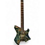 Used Eart GW2 Blue Burst Solid Body Electric Guitar Blue Burst