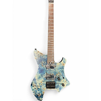 Used Eart GW2 Blue Solid Body Electric Guitar