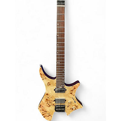 Used Eart GW2 Headless Brown Solid Body Electric Guitar