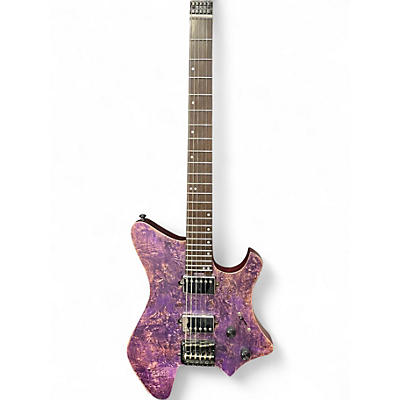 Used Eart GW2 Purple Solid Body Electric Guitar