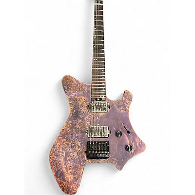 Used Eart GW2 Purple Solid Body Electric Guitar
