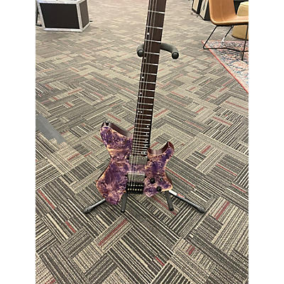 Used Eart GW2 Purple Solid Body Electric Guitar