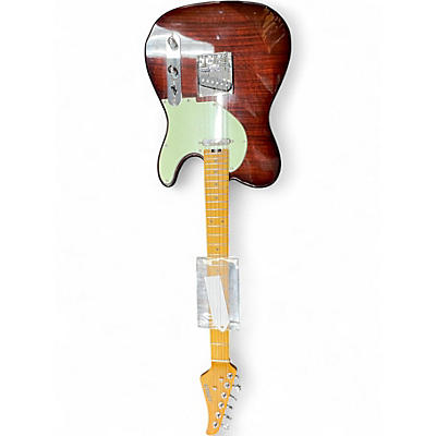 Used Eart NK-C1 Trans Brown Solid Body Electric Guitar