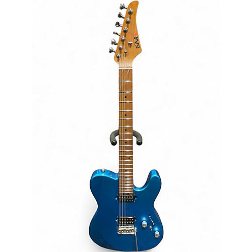 Used Eart TL-380 Pearl Blue Solid Body Electric Guitar Pearl Blue