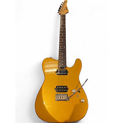 Used Eart Tl380 Gold Solid Body Electric Guitar