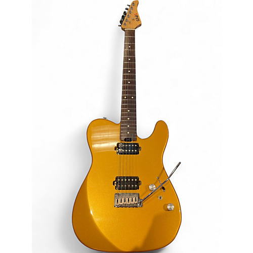 Used Eart Tl380 Gold Solid Body Electric Guitar Gold