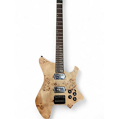 Used Eart W2 HEADLESS BURL Electric Guitar