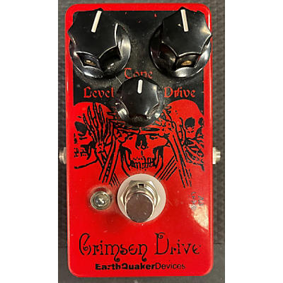 EarthQuaker Devices Used EarthQuaker Devices Crimson Drive Germanium Overdrive Effect Pedal