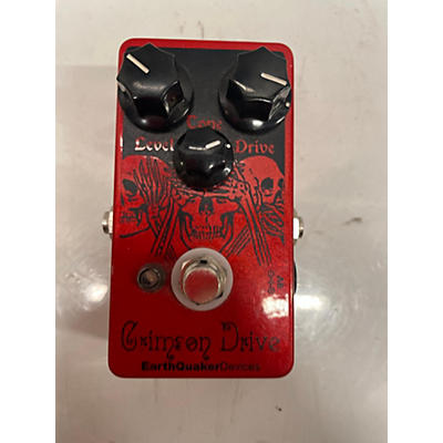 EarthQuaker Devices Used EarthQuaker Devices Crimson Drive Germanium Overdrive Effect Pedal