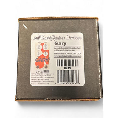 EarthQuaker Devices Used EarthQuaker Devices GARY Effect Pedal