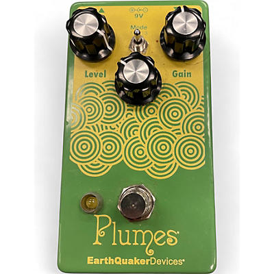 EarthQuaker Devices Used EarthQuaker Devices Plumes Small Signal Shredder Overdrive Effect Pedal