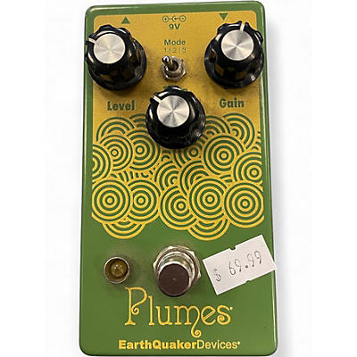 Used EarthQuaker Devices Plumes Small Signal Shredder Overdrive Effect Pedal