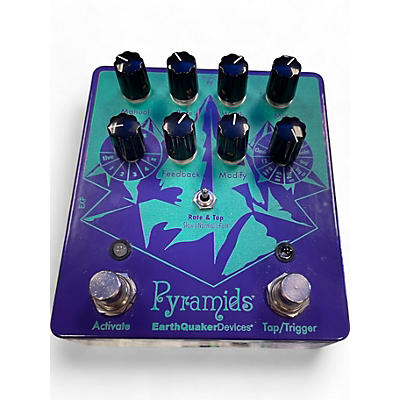 EarthQuaker Devices Used EarthQuaker Devices Pyramids Stereo Flanging Device Effect Pedal