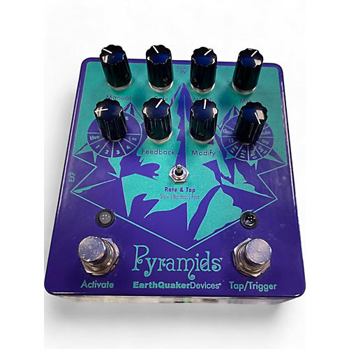 EarthQuaker Devices Used EarthQuaker Devices Pyramids Stereo Flanging Device Effect Pedal