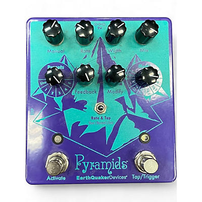 Used EarthQuaker Devices Pyramids Stereo Flanging Device Effect Pedal