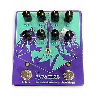 EarthQuaker Devices Used EarthQuaker Devices Pyramids Stereo Flanging Device Effect Pedal